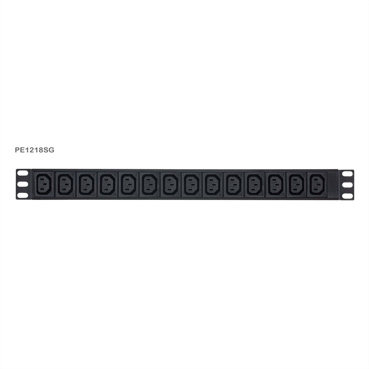 ATEN PE1218SG 1U Basis PDU mit Messfunktion und Überspannungsschutz