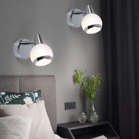 Wandleuchte Wandlampe Schlafzimmerlampe LED Glas chrom Wandstrahler, opal, 1x LED 3W 300Lm 3000K, BxH 8x11,5 cm Wandleuchte Wandlampe Schlafzimmerlampe LED Glas chrom Wandstrahler, opal, 1x LED 3W 300Lm 3000K, BxH 8x11,5 cm