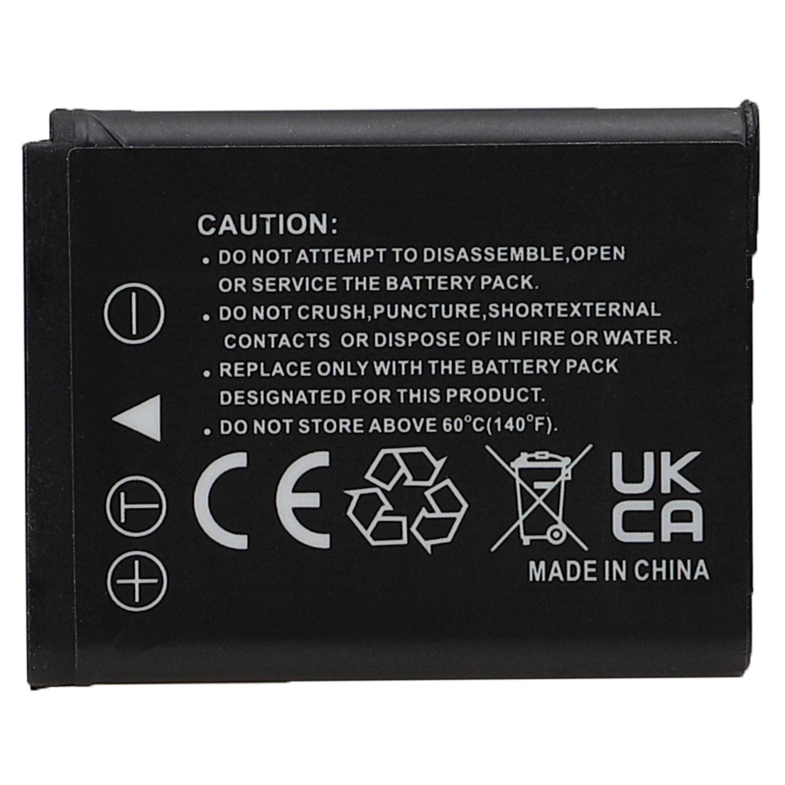 EXTENSILO 3x Akku Ersatz für Sony NP-BJ1 | für Kamera (700 mAh, 3,7 V, Li-Ion)