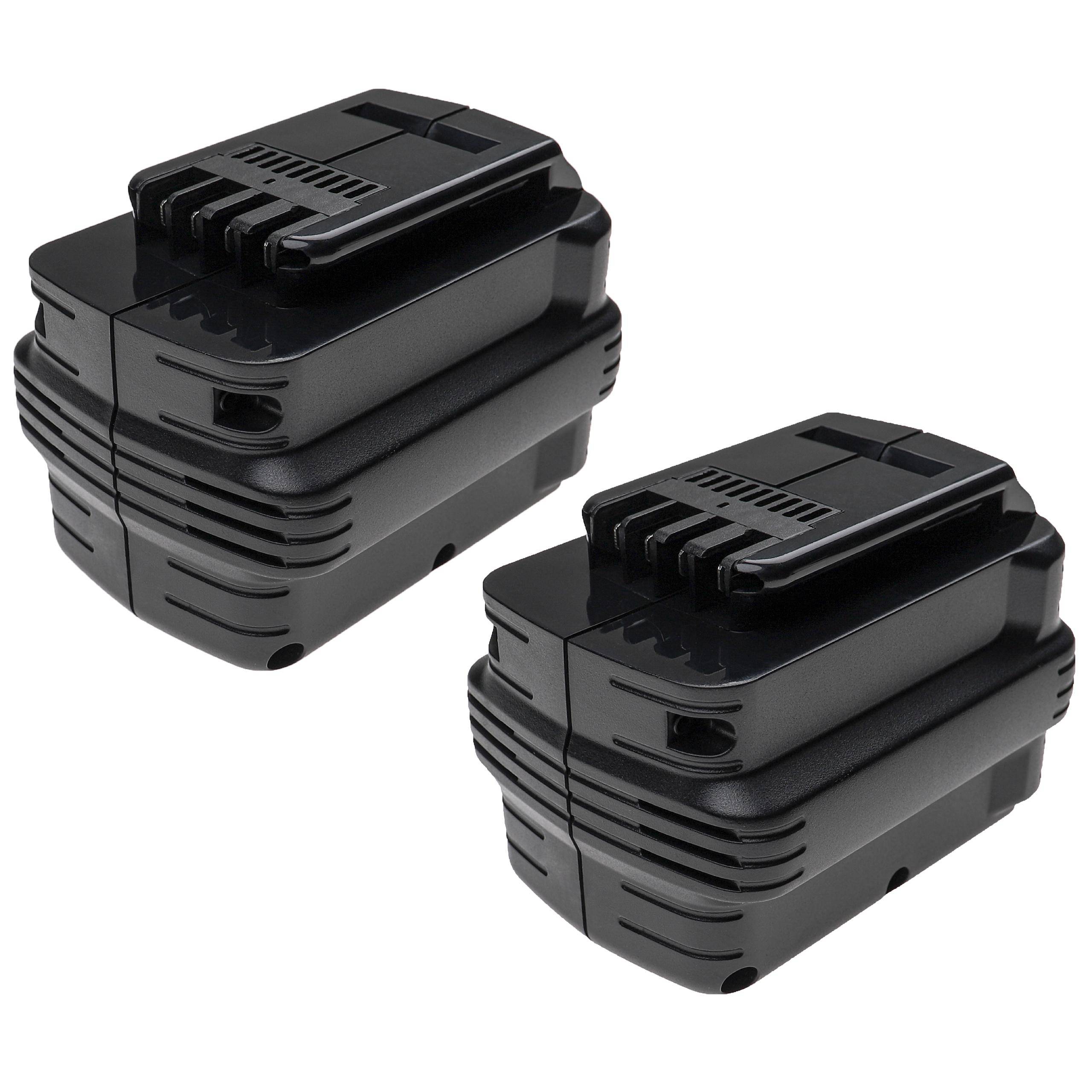 EXTENSILO 2x Akku kompatibel mit Dewalt DW006K2XE, DW006K, DW006K-2, DW005K2C, DW005K2H, DW005K-2 Werkzeug (3300 mAh, NiMH, 24 V)