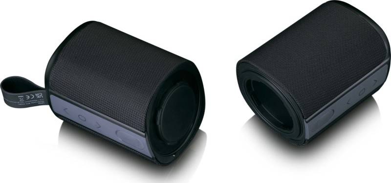 2 Stück LENCO Bluetooth-Lautsprecher-Set BTP-400BK