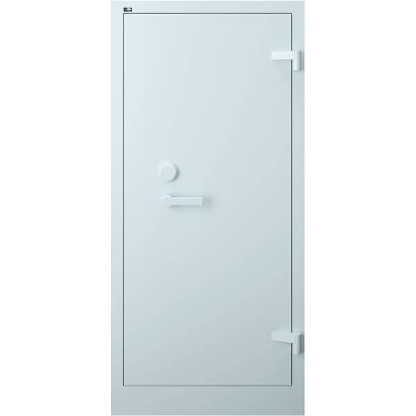 Feuerschutzschrank mit 3 Fachböden für 3,5 Ordnerhöhen, verschweißte Metallkonst