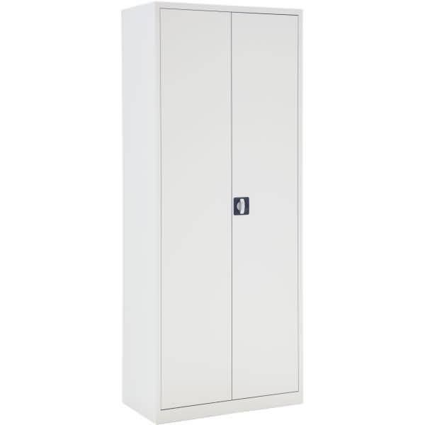 Flügeltürenschrank Eco montiert 4 Böden 5 OH HxBxT 195x80x42cm lichtgrau