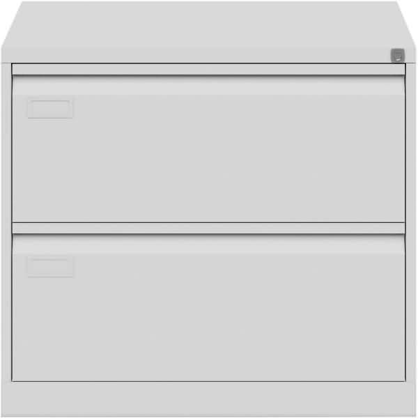 Hängeregistraturschrank Eco 2 Schübe HxBxT 698x842x620mm lichtgrau