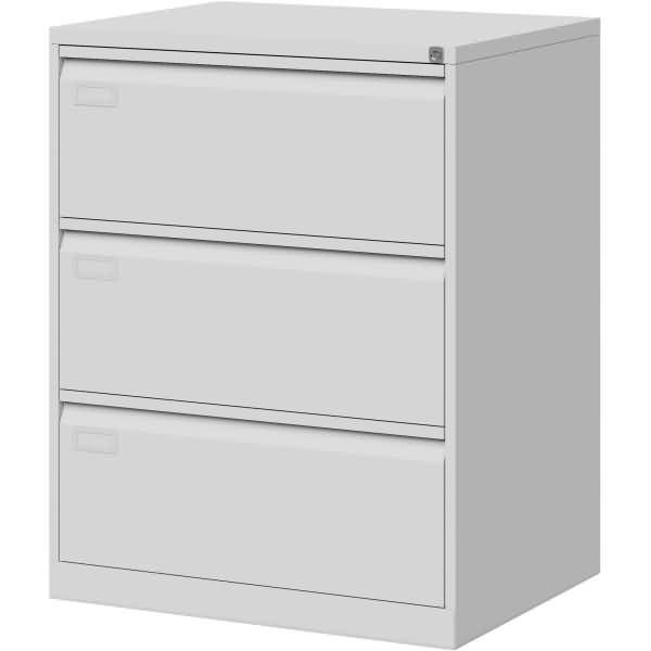 Hängeregistraturschrank Eco 3 Schübe HxBxT 997x842x620mm lichtgrau