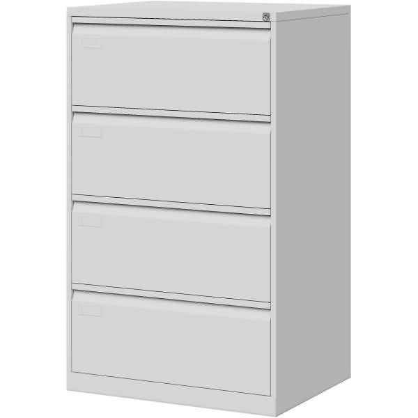 Hängeregistraturschrank Eco 4 Schübe HxBxT 1296x842x620mm lichtgrau