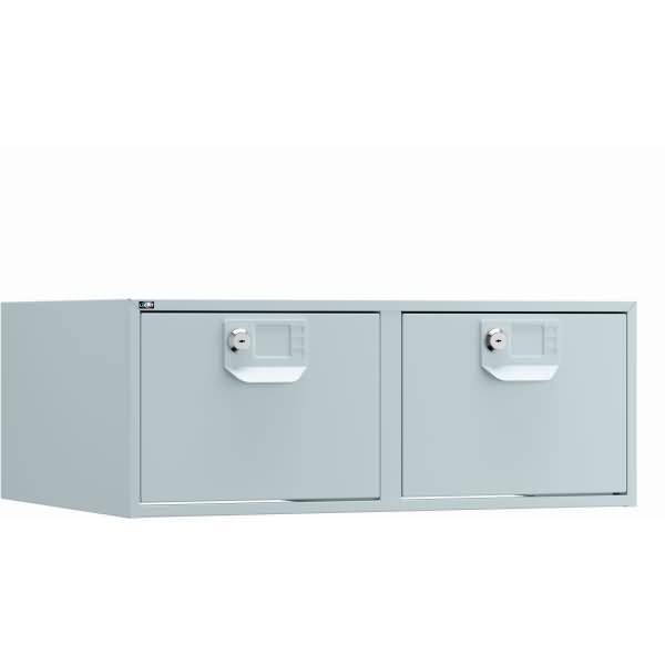 Karteikasten doppelbahnig, DIN A5, abschließbar inkl. 2 Schlüssel, Maße: H206 x