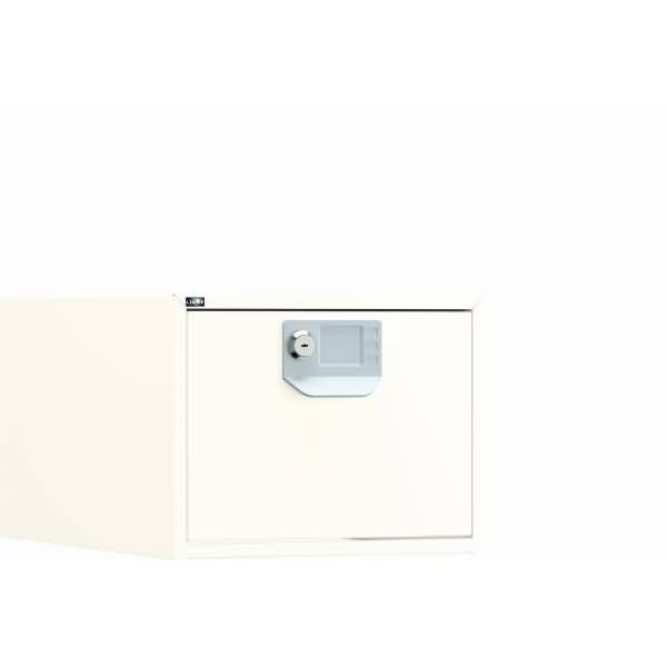 Karteikasten einbahnig, DIN A5, abschließbar inkl. 2 Schlüssel, Maße: H206 x B27