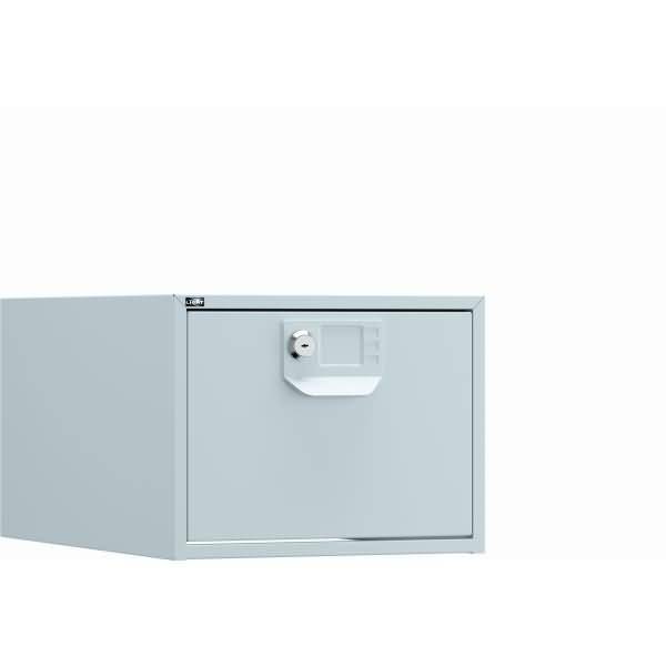 Karteikasten einbahnig, DIN A5, abschließbar inkl. 2 Schlüssel, Maße: H206 x B27