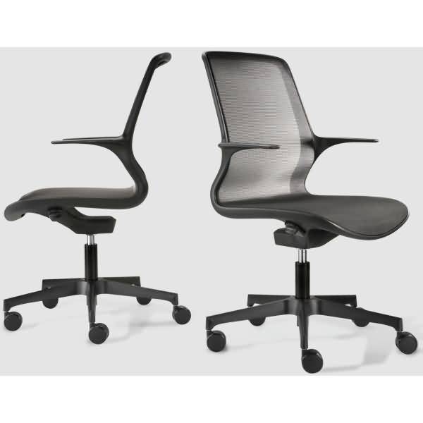 Bürodrehstuhl Loop Netzlehne/Netzsitz CM0900 schwarz