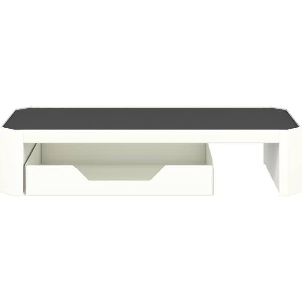 Monitorständer Platform HxBxT 10,9x50x23,5cm verkehrsweiß