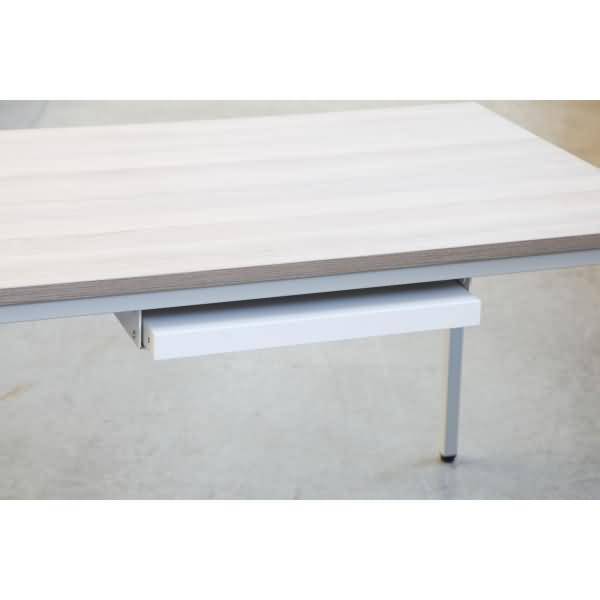 Schublade Untertischmontage HxBxT 11-15x40x25cm verkehrsweiß