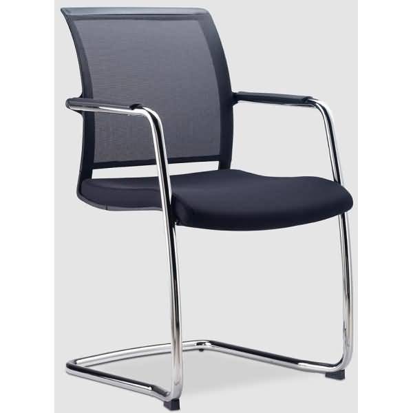 Besucherstuhl Zed Freischwinger Netzlehne RT0015/NE0018 schwarz VE=2 Stück