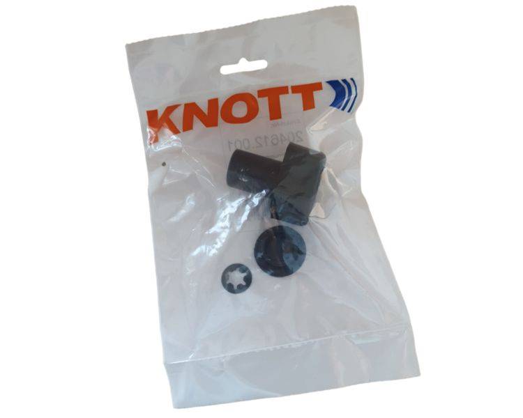 1 Stück - Knott - Ersatzkurbelknopf für Stützradkurbel Ø 10,5mm