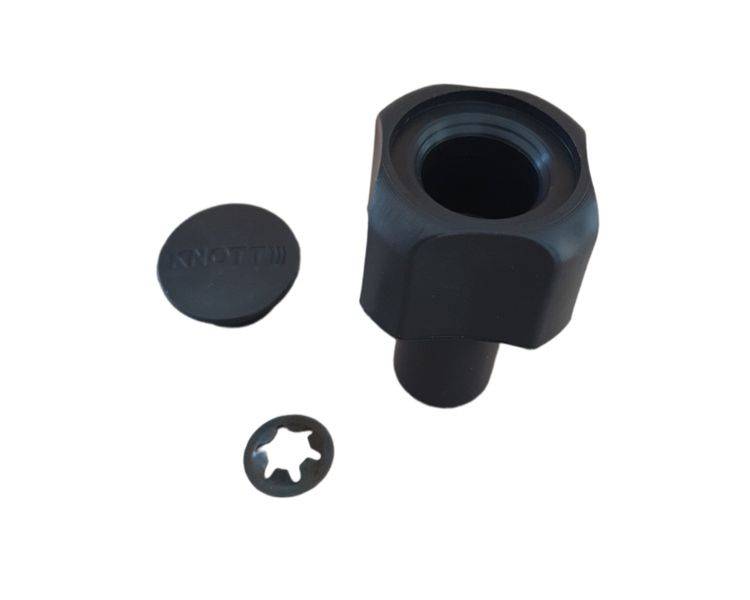 1 Stück - Knott - Ersatzkurbelknopf für Stützradkurbel Ø 10,5mm