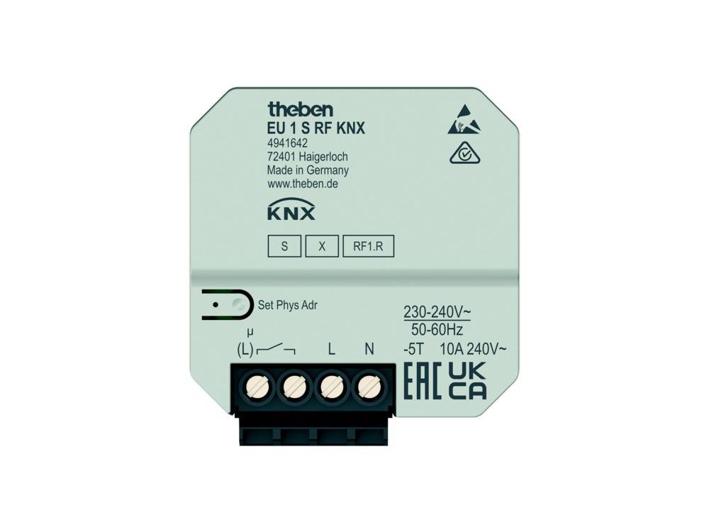 Theben 1-fach Funk-Aktor EU 1 S RF KNX