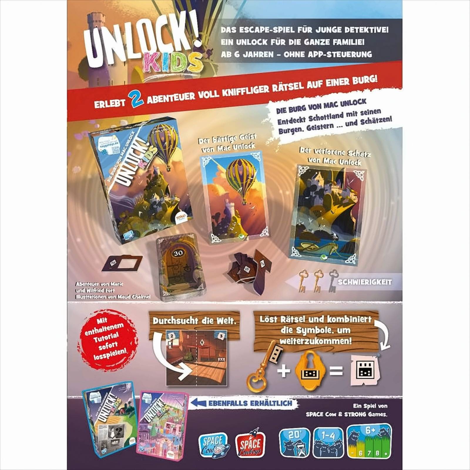 Unlock Kids - Die Burgen von Mac Unlock DE Neu & OVP