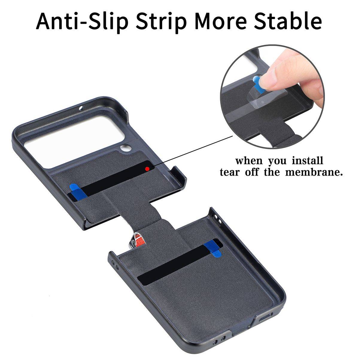 Für Samsung Galaxy Z Flip4 5G Design Kunststoff Handy Tasche Hülle Etuis Muster