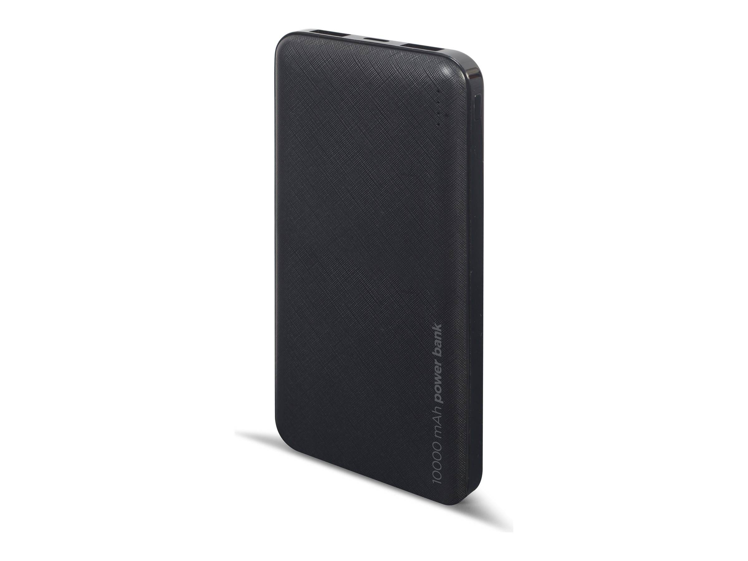 Gembird PB10-02 - Powerbank - 10000 mAh - 12 Watt - 2 A - 2 Ausgabeanschlussstellen (USB)