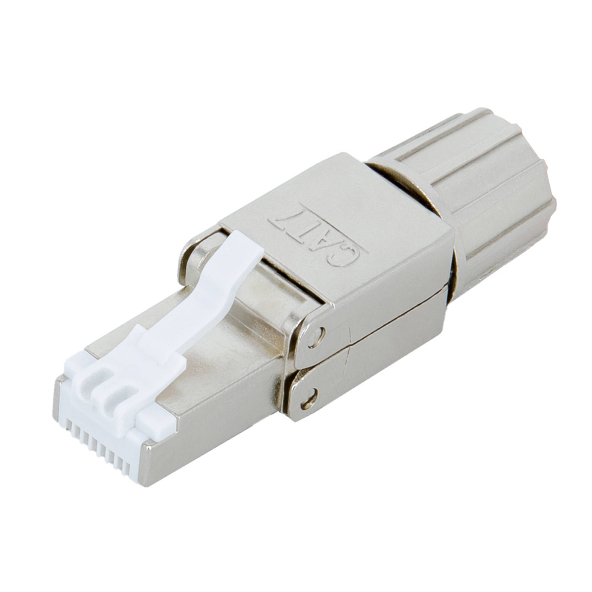 PremiumX Netzwerkstecker RJ45 Cat7 für Verlegekabel Netzwerkkabel Patchkabel Werkzeuglos Werkzeugfrei LAN Anschluss