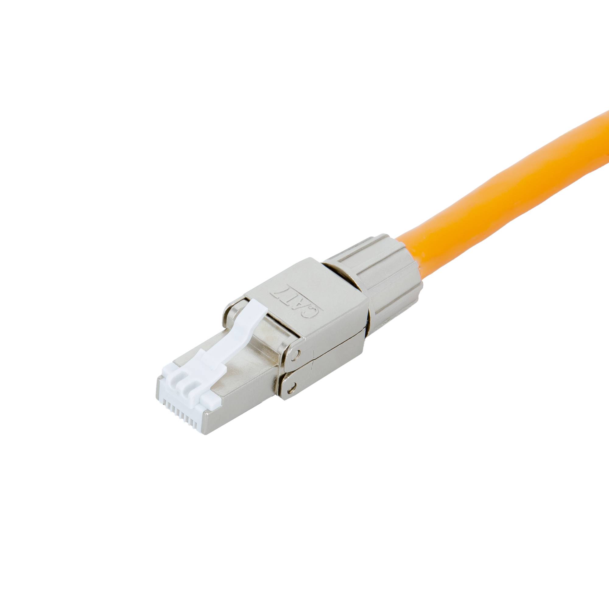 PremiumX Netzwerkstecker RJ45 Cat7 für Verlegekabel Netzwerkkabel Patchkabel Werkzeuglos Werkzeugfrei LAN Anschluss