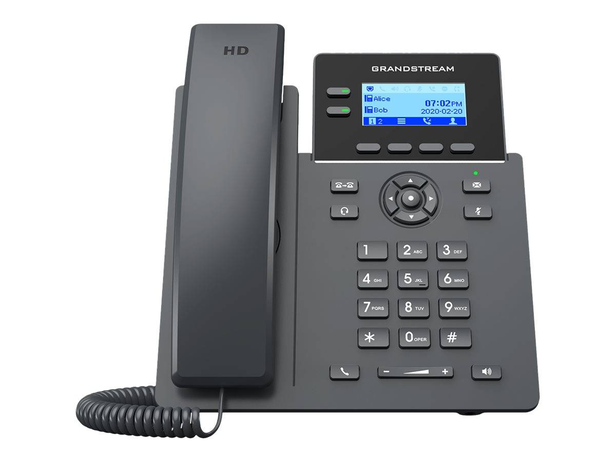 Grandstream GRP2602G - VoIP-Telefon - fünfwegig Anruffunktion