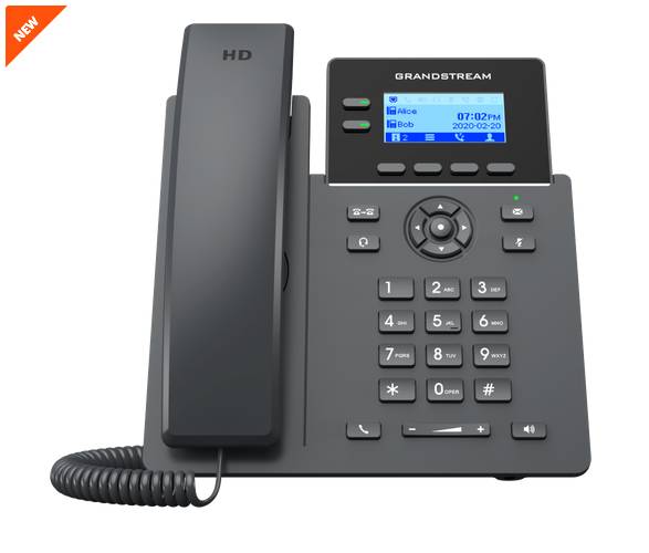 Grandstream GRP2602 - VoIP-Telefon - fünfwegig Anruffunktion - SIP - RTCP - RTP