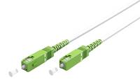 Wentronic Goobay Glasfaserkabel FTTH Singlemode OS2 White weiß Simplex 30 m -