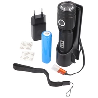 Velamp STURM: Wiederaufladbare LED-Taschenlampe 2000 Lumen, Anti-Blackout mit Wandhalterung Velamp STURM: Wiederaufladbare LED-Taschenlampe 2000 Lumen, Anti-Blackout mit Wandhalterung