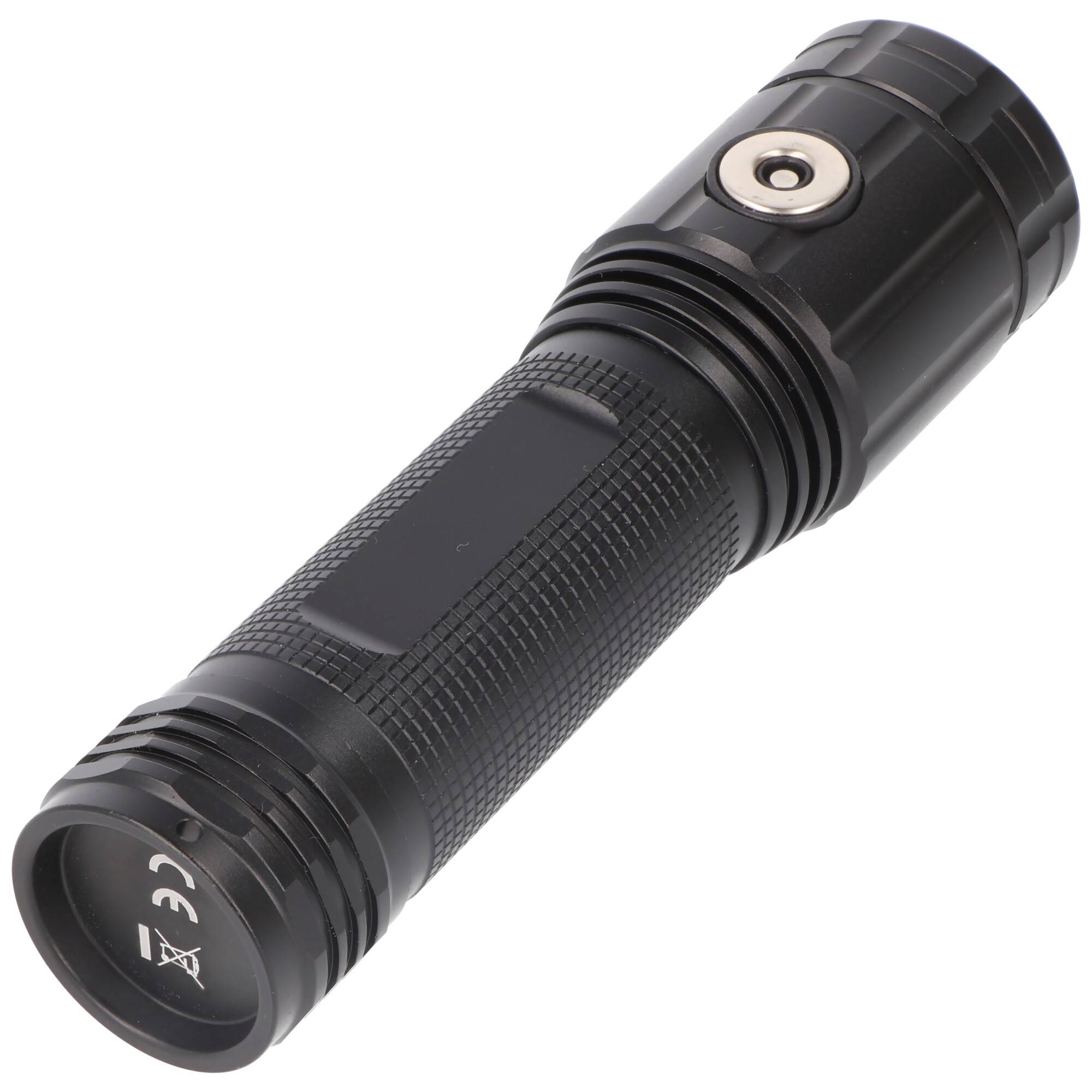 Velamp STURM: Wiederaufladbare LED-Taschenlampe 2000 Lumen, Anti-Blackout mit Wandhalterung