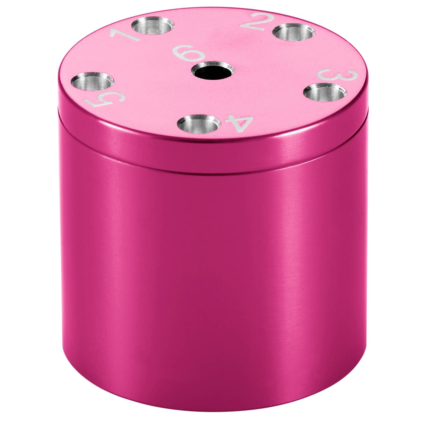 BestSaller 3008 SUPER SIX Würfelspiel Aluminum, 36 Spielstäbchen & 2 Würfel, pink