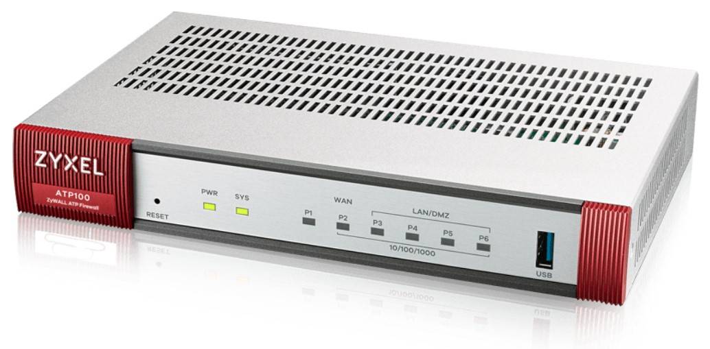 Zyxel ZyWALL ATP100 - Sicherheitsgerät - mit 1 Jahre Security License Services