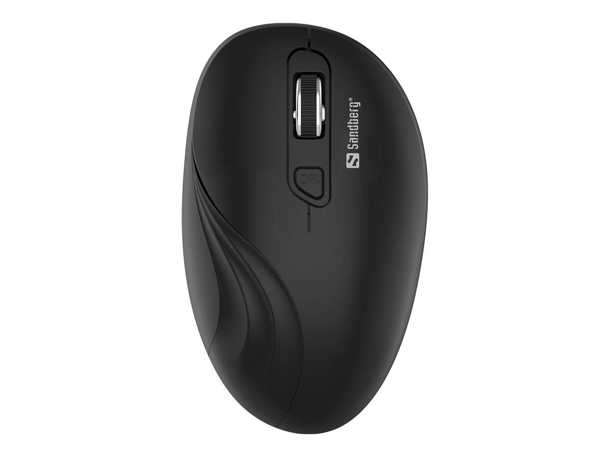 SANDBERG Maus - optisch - 4 Tasten - kabellos - 2.4 GHz - kabelloser Empfänger (USB)