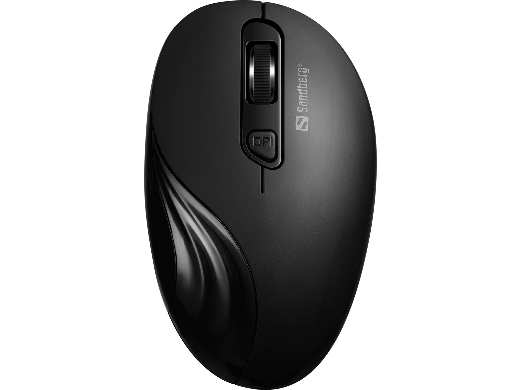 SANDBERG Maus - optisch - 4 Tasten - kabellos - 2.4 GHz - kabelloser Empfänger (USB)