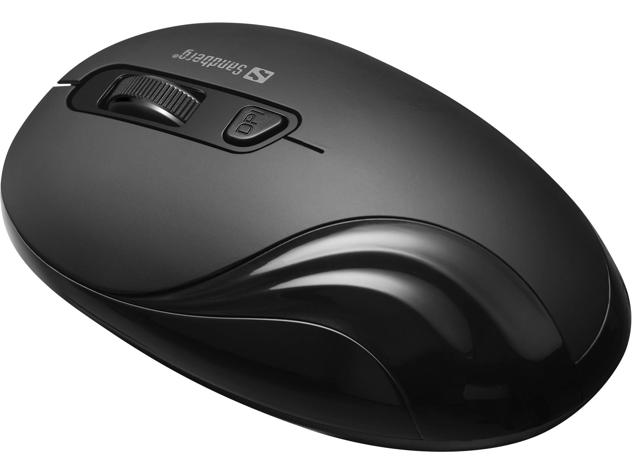 SANDBERG Maus - optisch - 4 Tasten - kabellos - 2.4 GHz - kabelloser Empfänger (USB)