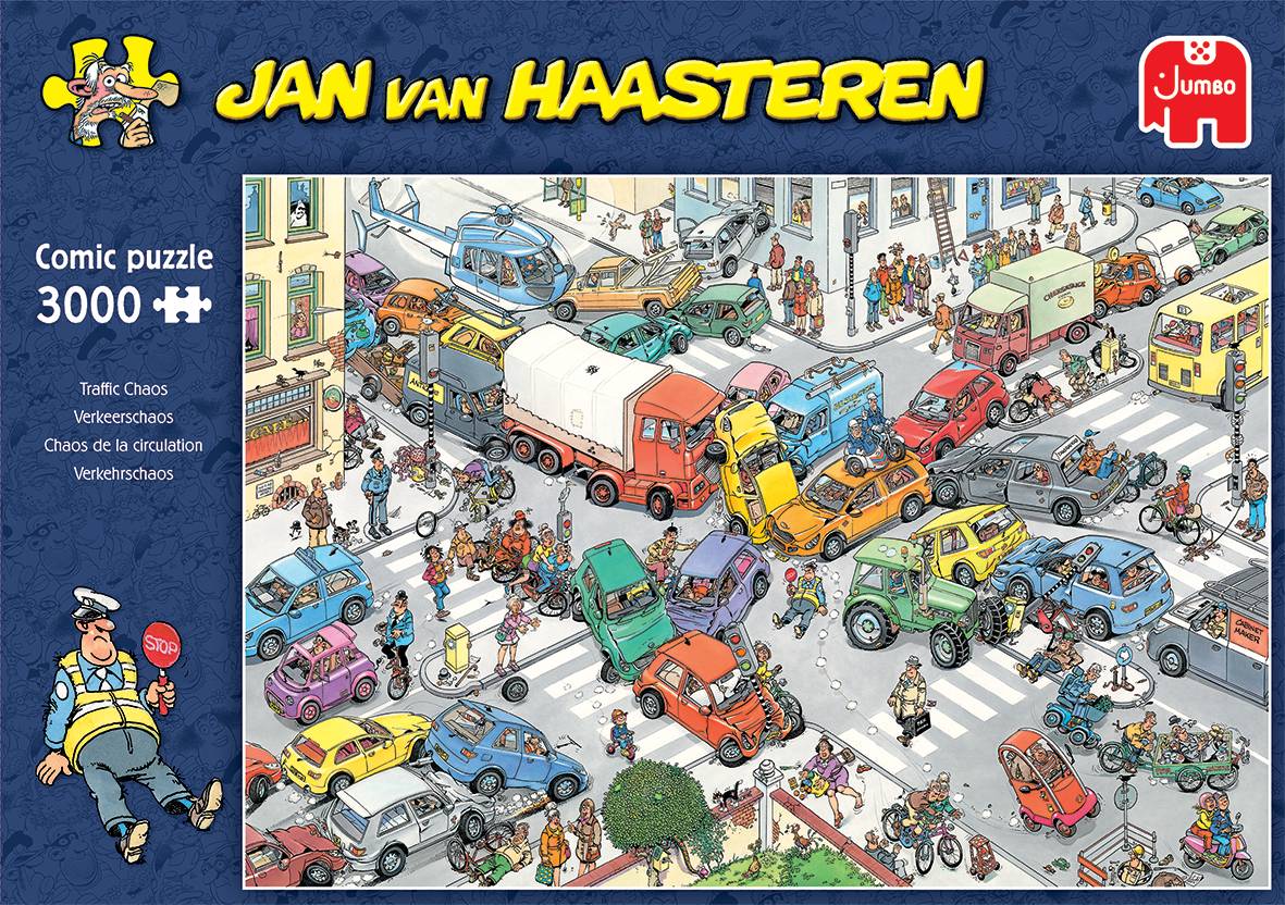 Jumbo Spiele 20074 Jan van Haasteren Verkehrschaos 3000 Teile Puzzle