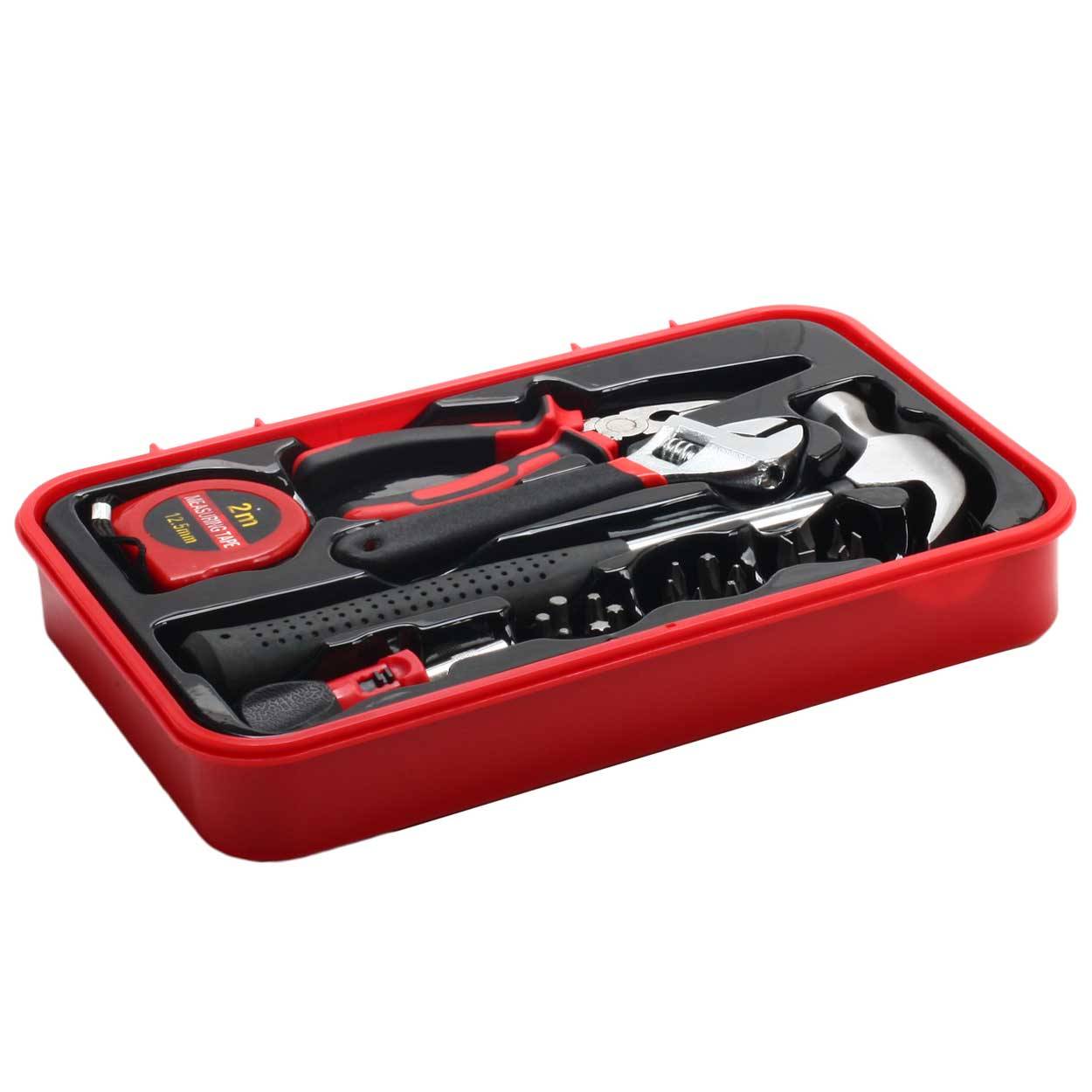 SCHMIDT security tools Haushaltswerkzeug Set - 23-teilig - Werkzeugsatz - Torx - Reparaturwerkzeug - Werkzeugkit - Handwerkzeug - Werkzeugbox