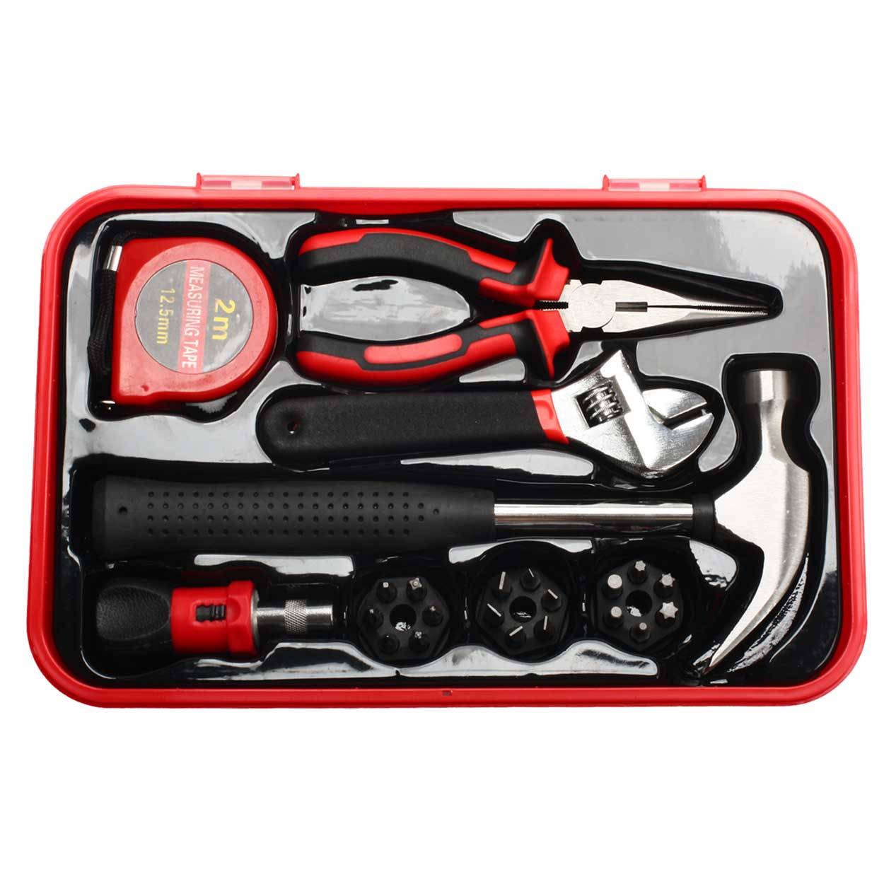 SCHMIDT security tools Haushaltswerkzeug Set - 23-teilig - Werkzeugsatz - Torx - Reparaturwerkzeug - Werkzeugkit - Handwerkzeug - Werkzeugbox