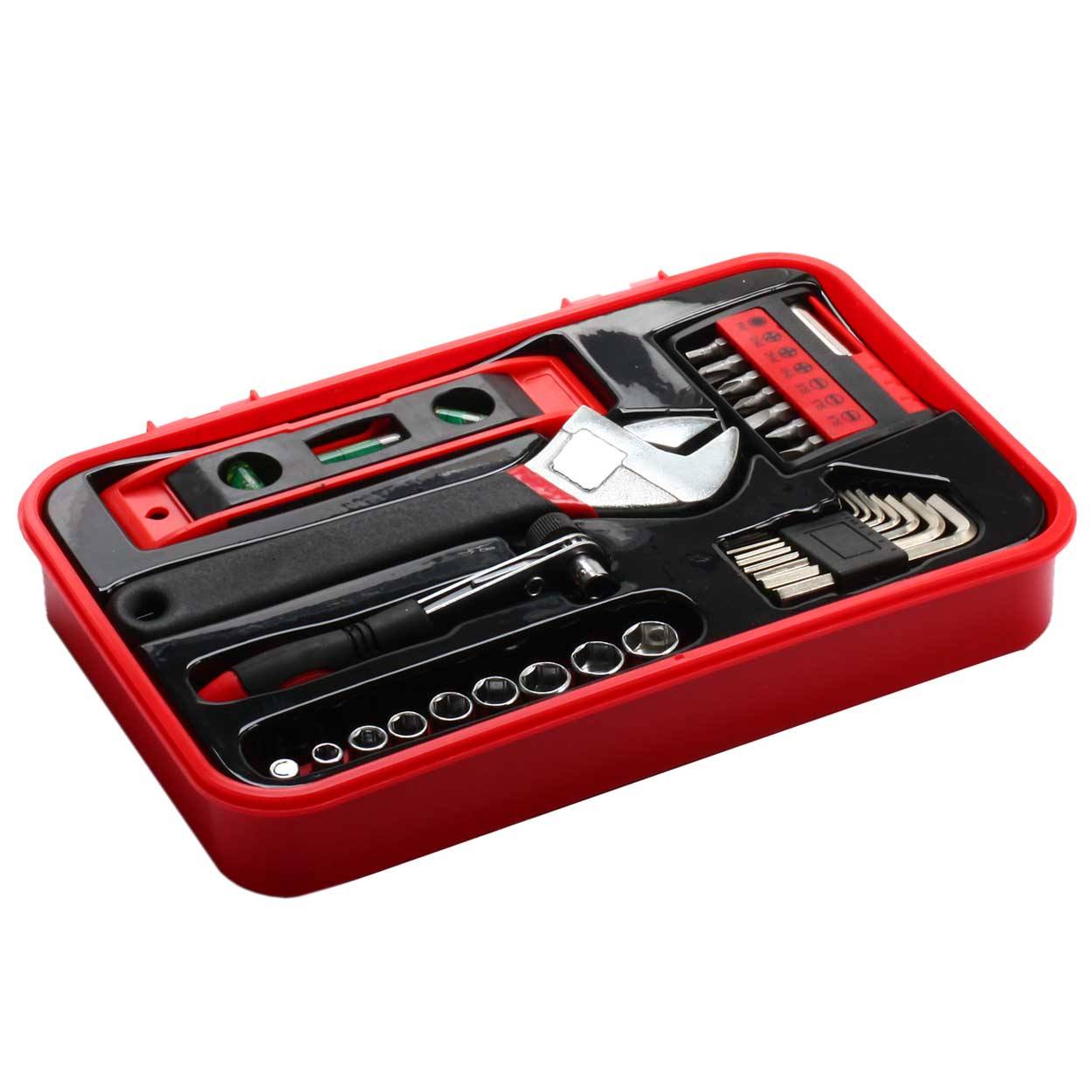 SCHMIDT security tools Haushaltswerkzeug Set - 27-teilig - Torx - Reparaturwerkzeug - Steckschlüsselsatz - Werkzeugsatz - Werkzeugbox