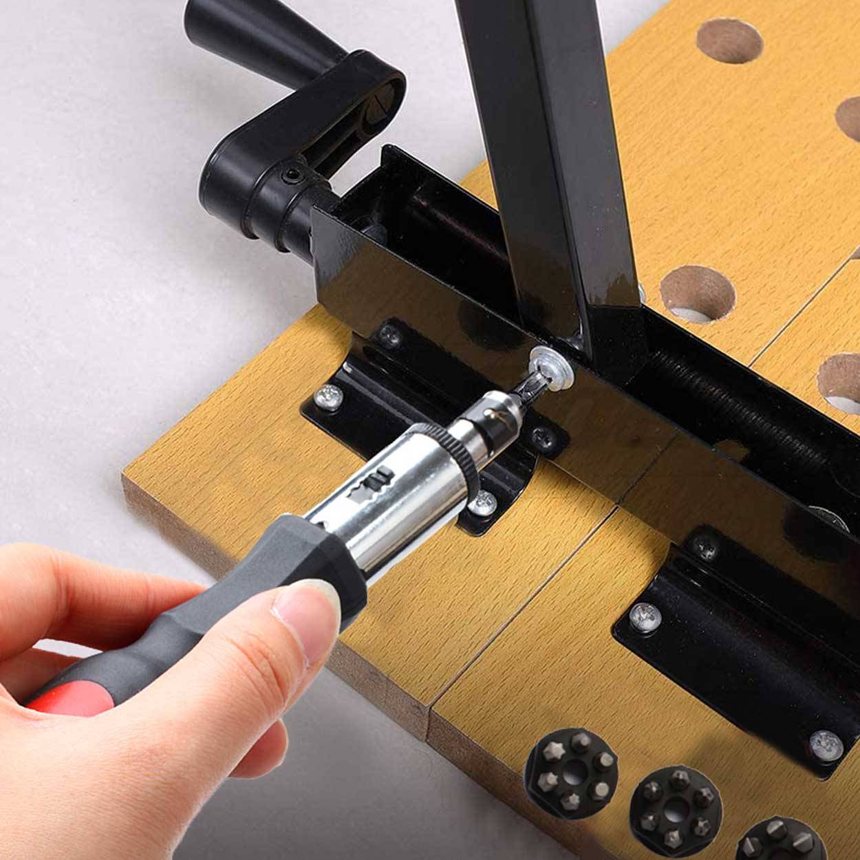 SCHMIDT security tools Werkzeug Set - 43-teilig - Werkzeugsatz - Multifunktion-Set - Reparaturwerkzeug- Boxwerkzeug - Schraubendreher-Bits 25 mm