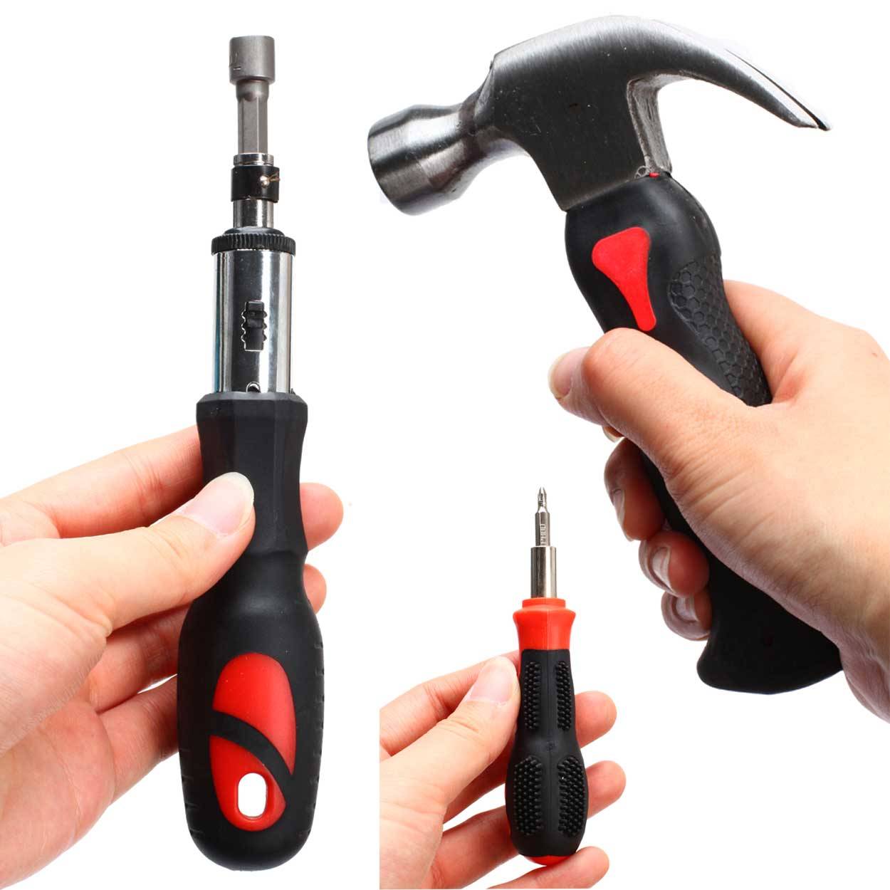 SCHMIDT security tools Werkzeug Set - 43-teilig - Werkzeugsatz - Multifunktion-Set - Reparaturwerkzeug- Boxwerkzeug - Schraubendreher-Bits 25 mm