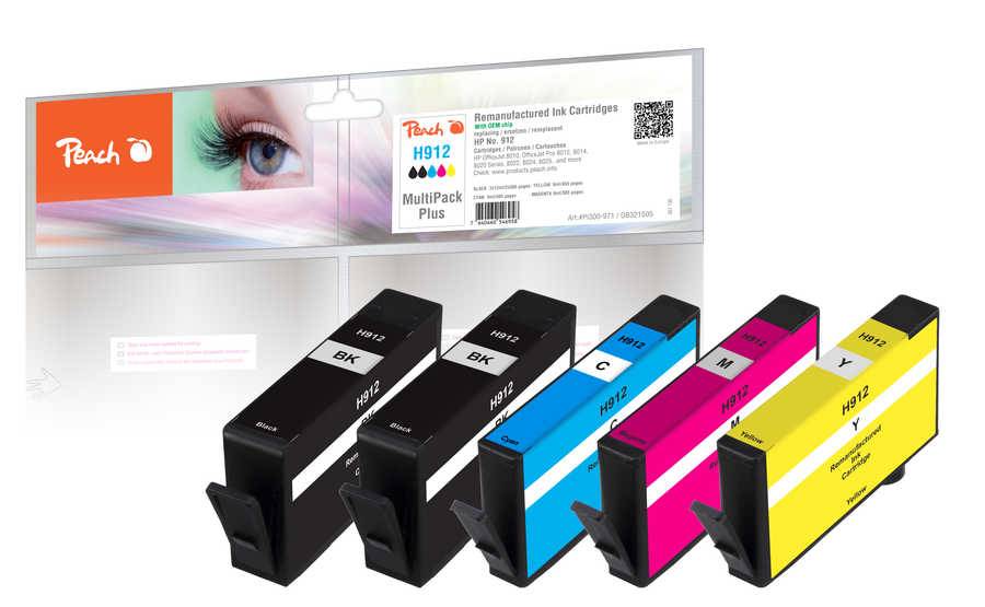 Peach PI300-971 - Standardertrag - 12 ml - 6 ml - 305 Seiten - 5 Stück(e) - Multipack