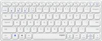 Rapoo Kabellose Multimodus Tastatur E9600M DE-Layout Weiß - Kabellos - Bluetooth