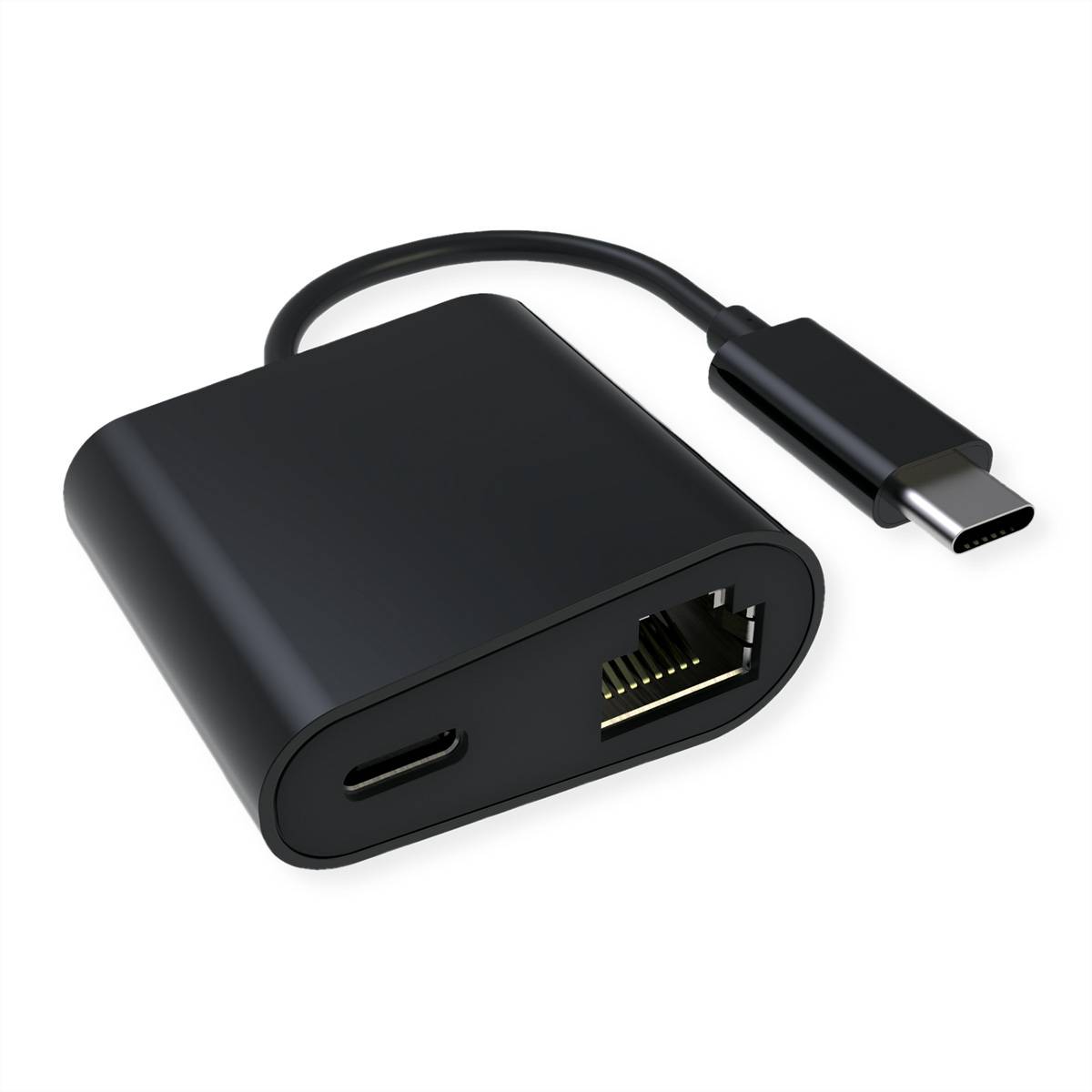 VALUE USB 3.2 Gen 2 Typ C zu Gigabit Ethernet Konverter + 1x PD Port, 100W