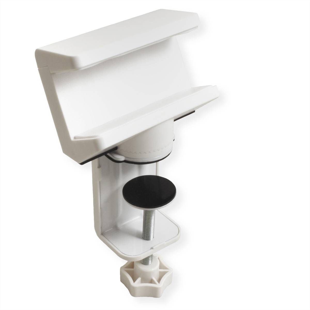 VALUE Tischklemme für Steckdosenleiste, drehbar 360°, weiß