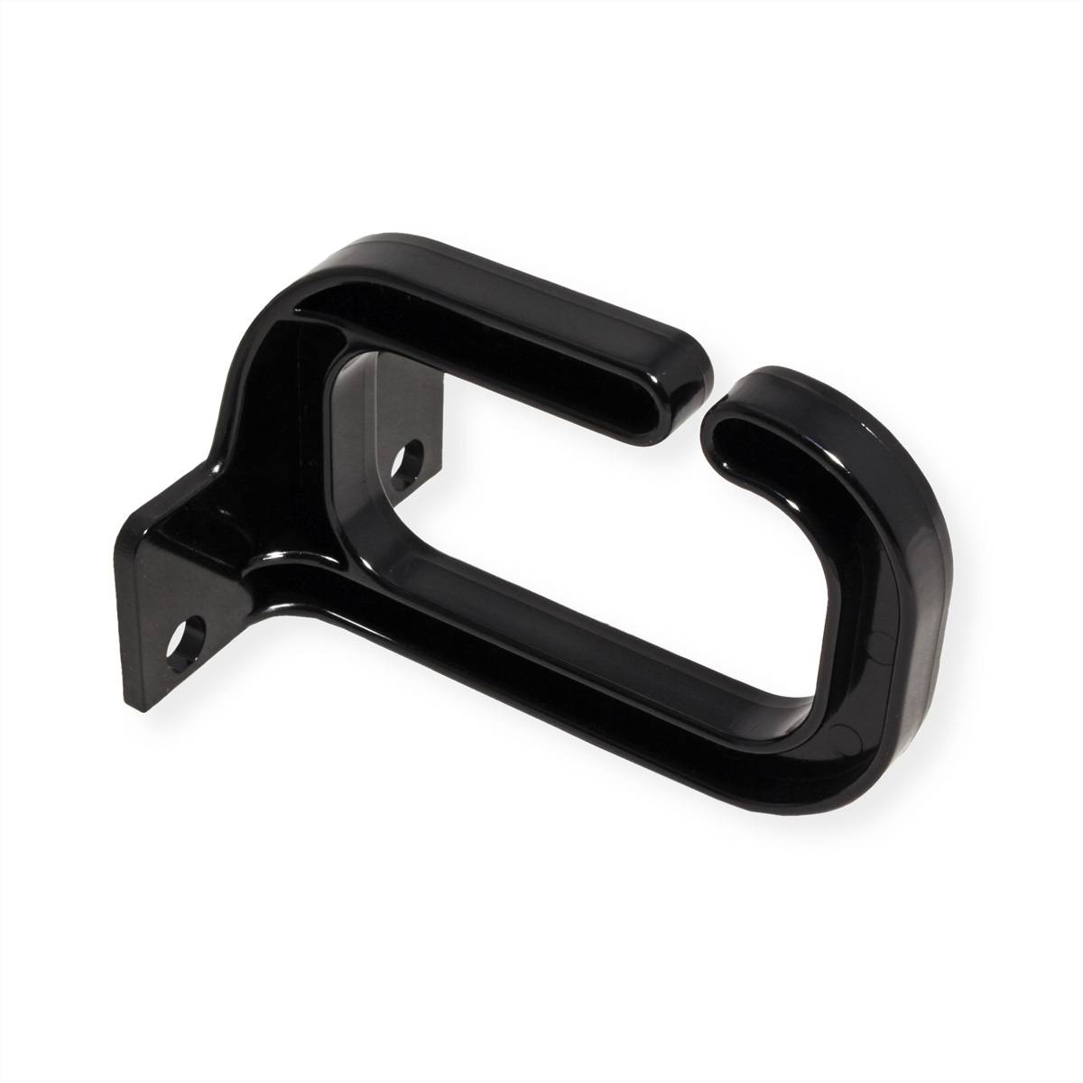 VALUE Kabelöse, 40×80 mm, Kunststoff, schwarz