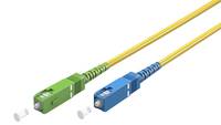 Wentronic Goobay Glasfaserkabel FTTH Singlemode OS2 Yellow Gelb Simplex 30 m -