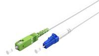 Wentronic Goobay Glasfaserkabel FTTH Singlemode OS2 White weiß Simplex 20 m -