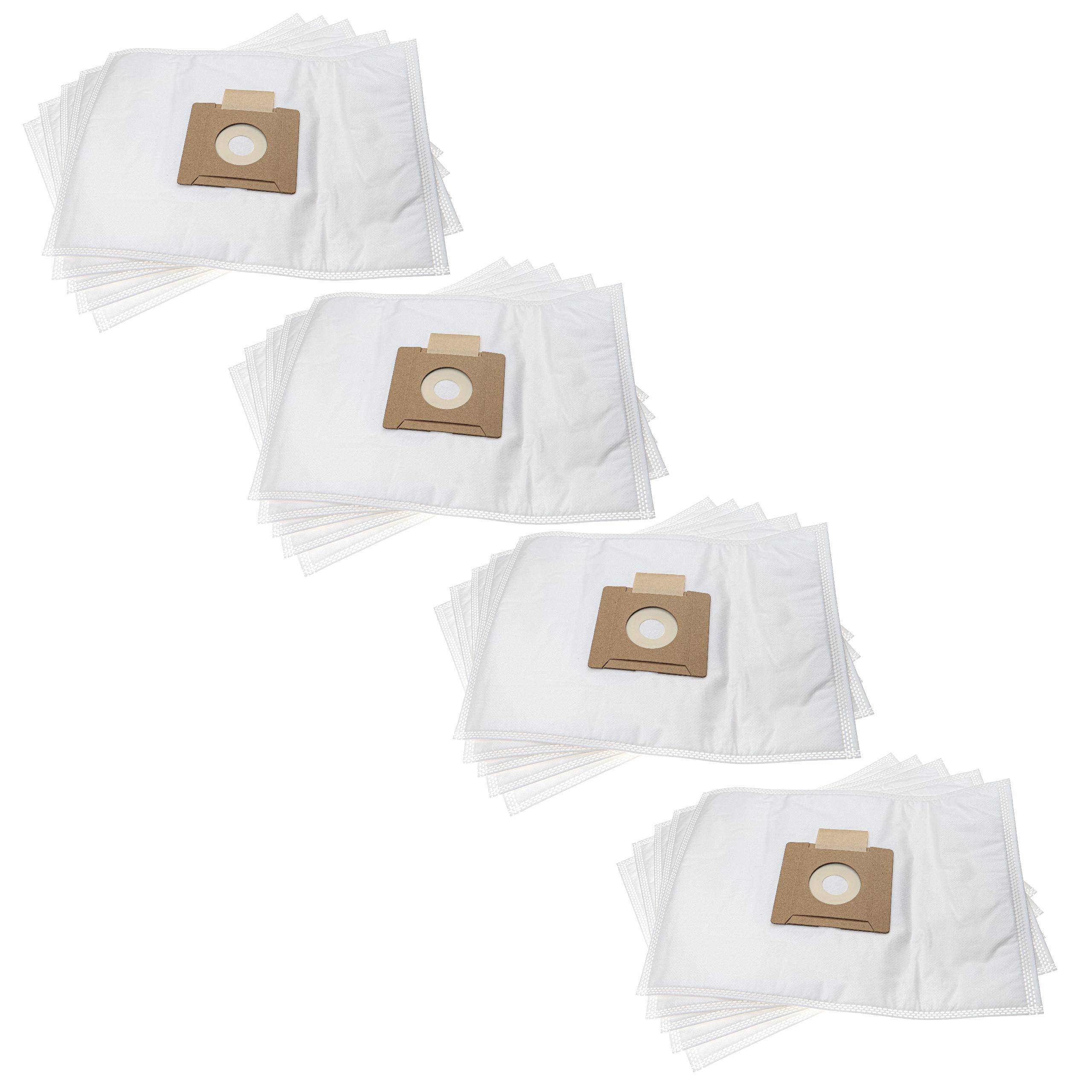 vhbw 20x Staubsaugerbeutel kompatibel mit Kärcher VC 2, VC 2 Premium Staubsauger - Mikrovlies, 35cm x 26,5cm Weiss
