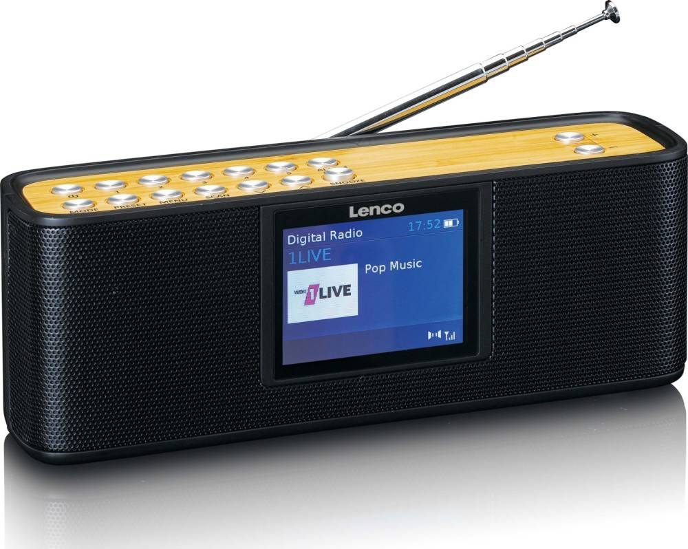 4 Stk. LENCO DAB+ Radio PDR-045BK